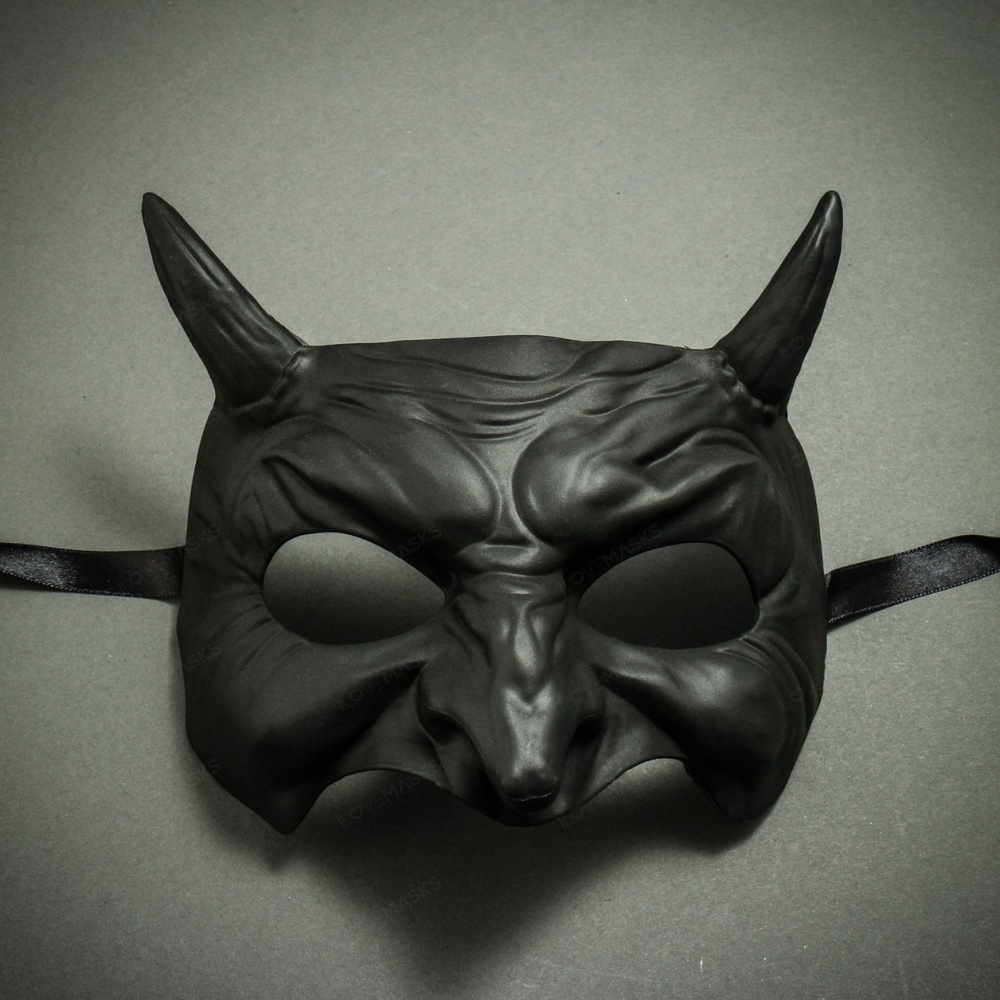 Goblin Devil Eye Mask - Black